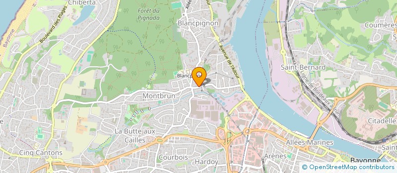 localisation de l'entreprise SARL PHARMACIE DE MONTBRUN  ANGLET