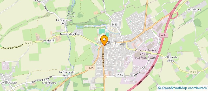 localisation de l'entreprise SARL PHARMACIE DUBOSQ à VILLERS-BOCAGE