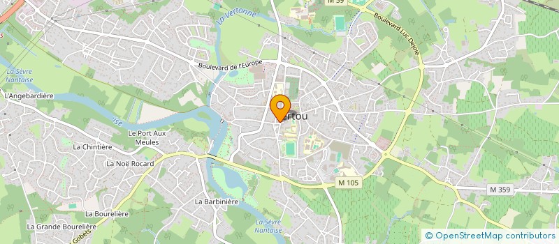 localisation de l'entreprise SARL PHARMACIE GUENEGO à VERTOU
