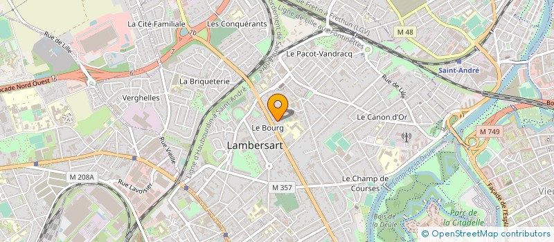 localisation de l'entreprise SARL PHARMACIE LECOMTE à LAMBERSART
