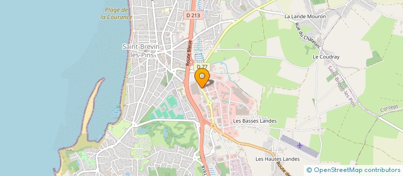 localisation de l'entreprise SARL PHARMACIE LETOURNEUX à SAINT BREVIN LES PINS