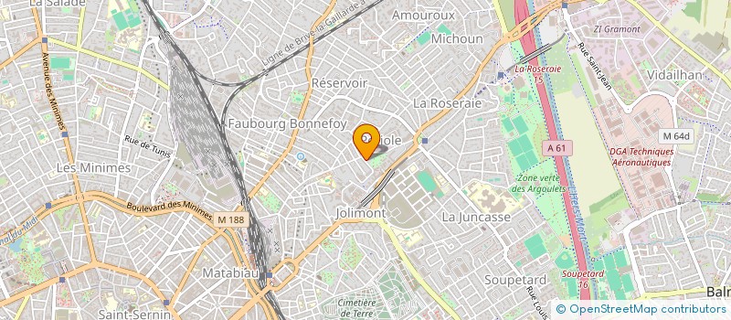 localisation de l'entreprise SARL PHARMACIE PERIOLE à TOULOUSE