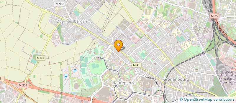 localisation de l'entreprise SARL PHASE à STRASBOURG