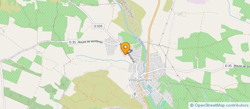 localisation de l'entreprise SARL PHC à VILLEGAILHENC
