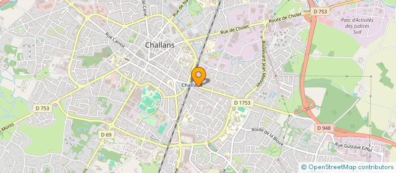 localisation de l'entreprise SARL PHENIX GCM à CHALLANS