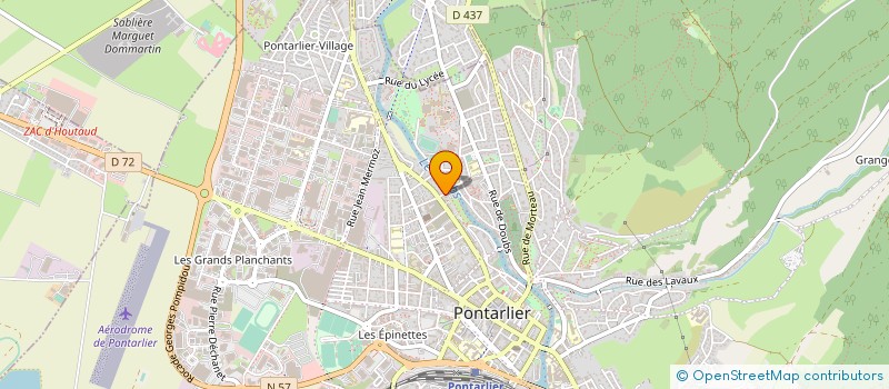 localisation de l'entreprise SARL PHIL à PONTARLIER