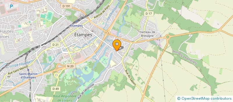 localisation de l'entreprise SARL PHILEAS  ETAMPES