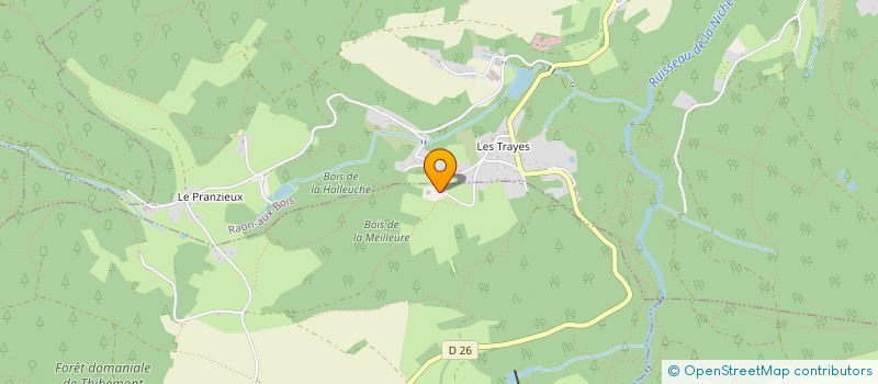 localisation de l'entreprise SARL PHILIBOIS  BELLEFONTAINE