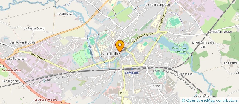 localisation de l'entreprise SARL PHILIMMOBILIER à LAMBALLE-ARMOR