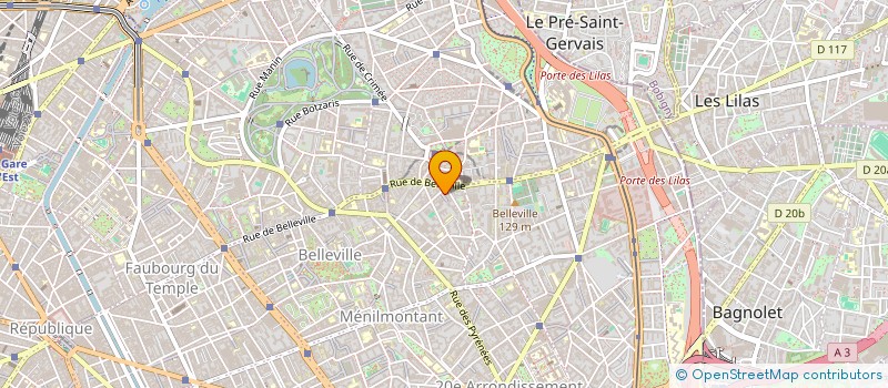 localisation de l'entreprise SARL PHILIPPE à PARIS