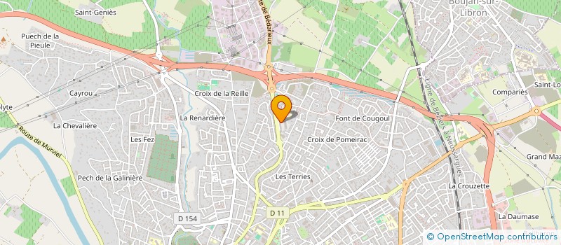 localisation de l'entreprise SARL PHILIPPE à BEZIERS