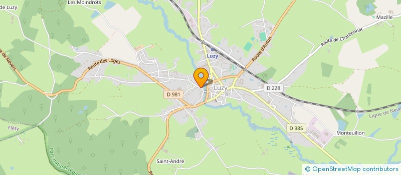 localisation de l'entreprise SARL PHILIPPE ANDRIOT à LUZY
