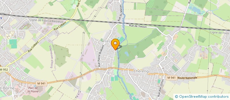 localisation de l'entreprise SARL PHILIPPE CHARTRES  TRESSIN