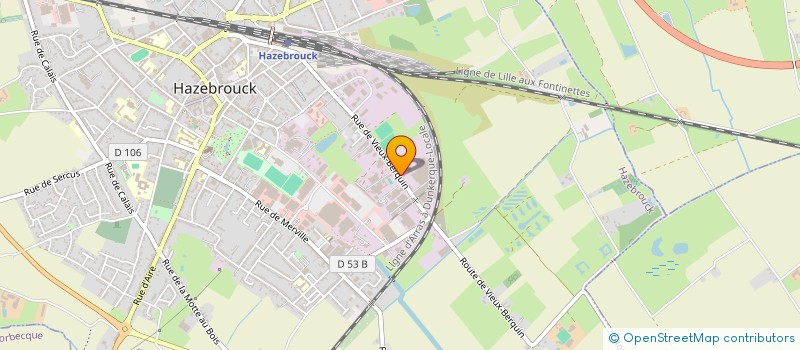 localisation de l'entreprise SARL PHILIPPE DEVEY à HAZEBROUCK