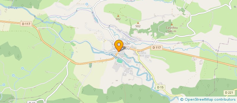 localisation de l'entreprise SARL PHILIPPE EYCHENNE BOUCHER-ELEVEUR à LA BASTIDE-DE-SEROU