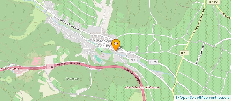 localisation de l'entreprise SARL PHILIPPE GIRARD à SAVIGNY-LES-BEAUNE