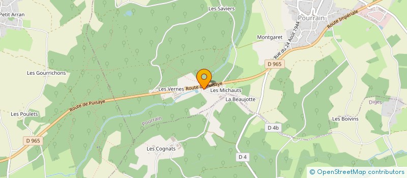 localisation de l'entreprise SARL PHILIPPE LIPERI à POURRAIN