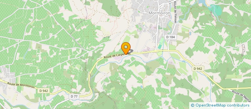 localisation de l'entreprise SARL PHILIPPE MARCELLIN  VILLES-SUR-AUZON