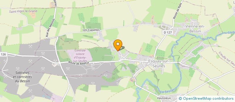 localisation de l'entreprise SARL PHILIPPE MARIETTE  ESQUAY-SUR-SEULLES