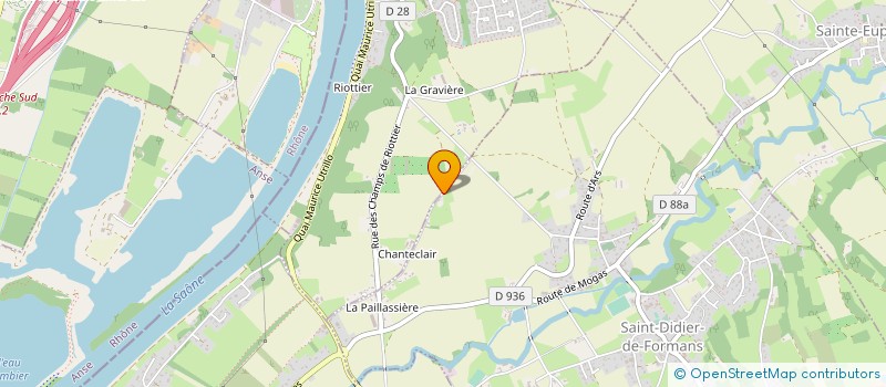 localisation de l'entreprise SARL PHILIPPE MASSA à FAREINS