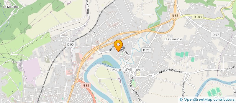 localisation de l'entreprise SARL PHILIPPE NEUMANN à LESCURE-D'ALBIGEOIS