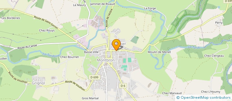 localisation de l'entreprise SARL PHILIPPE NICOLAS à MONTBRON
