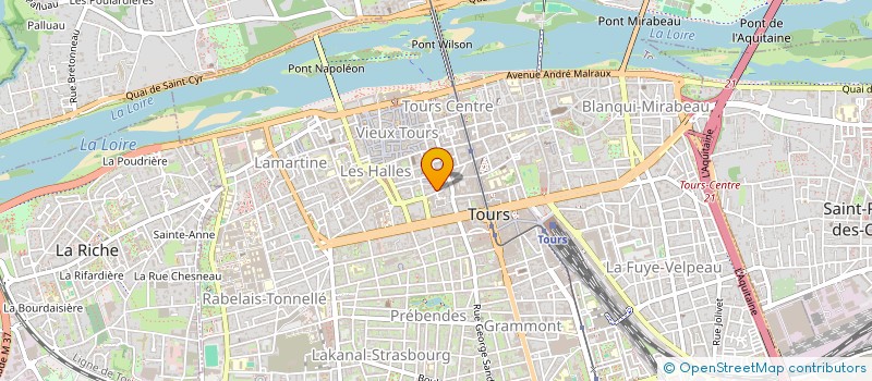 localisation de l'entreprise SARL PHILIPPE TARDITS à TOURS