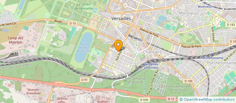 localisation de l'entreprise SARL PHILMO  VERSAILLES
