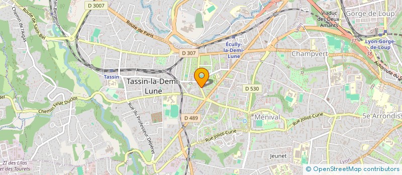 localisation de l'entreprise SARL PHILY à TASSIN-LA-DEMI-LUNE