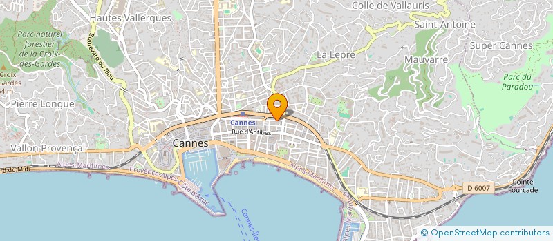 localisation de l'entreprise SARL PHILY à CANNES