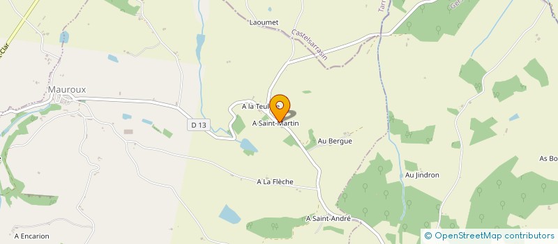 localisation de l'entreprise SARL PHIMEX  MAUROUX