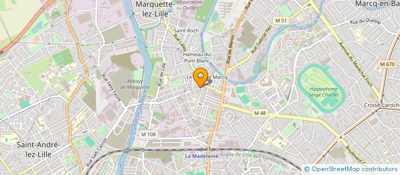 localisation de l'entreprise SARL PHONE ET FUN à MARCQ-EN-BARŒUL