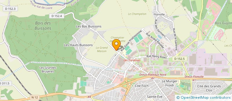 localisation de l'entreprise SARL PHONE WIRE DIGITAL à DREUX