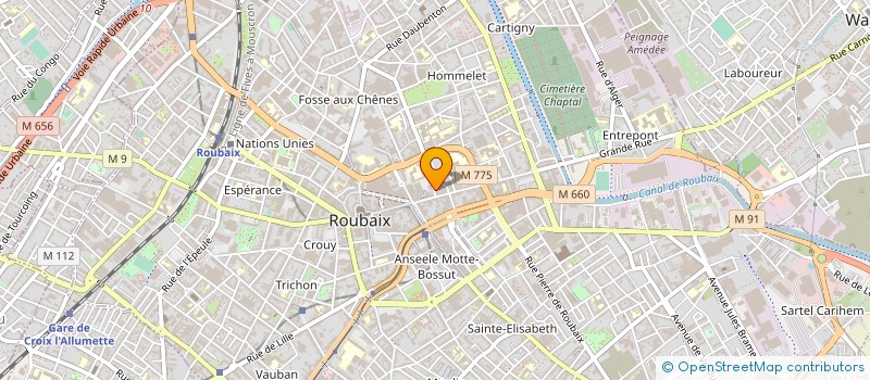 localisation de l'entreprise SARL PHONETHEB à ROUBAIX