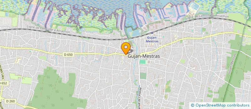 localisation de l'entreprise SARL PHOTO LVR  GUJAN-MESTRAS