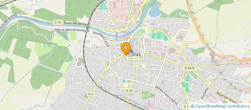 localisation de l'entreprise SARL PHOTO PRUD HOMME  DAX