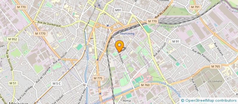localisation de l'entreprise SARL PI2M à TOURCOING