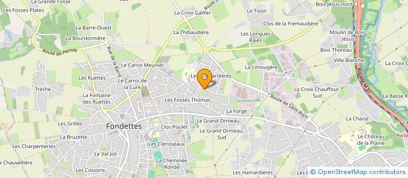 localisation de l'entreprise SARL PIALAPRAT  FONDETTES