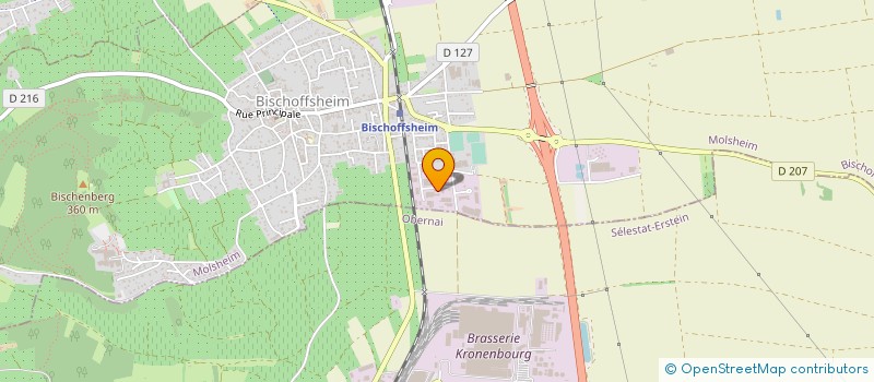 localisation de l'entreprise SARL PIASENTIN à BISCHOFFSHEIM