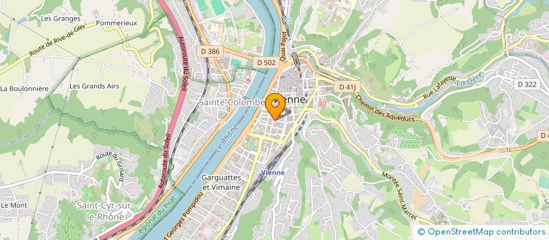 localisation de l'entreprise SARL PIC'MOD à VIENNE