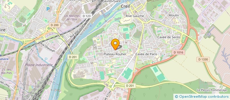 localisation de l'entreprise SARL PICARDIE à CREIL