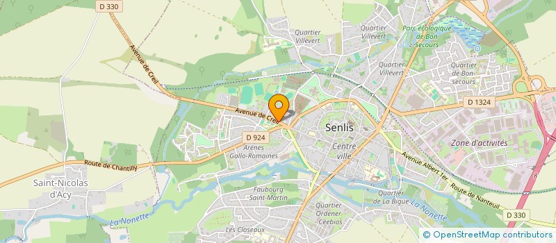 localisation de l'entreprise SARL PICARDIE AUTOMATISMES à SENLIS