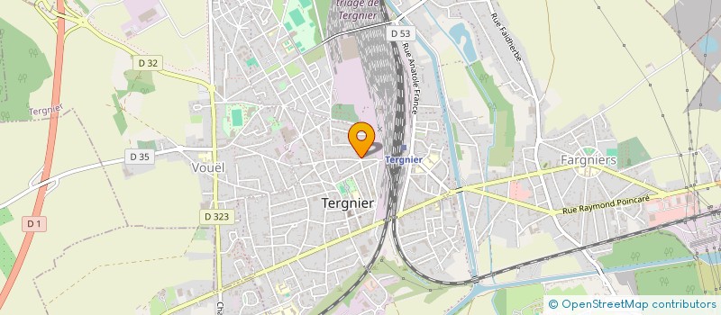 localisation de l'entreprise SARL PICARDIE BATIMENT à TERGNIER