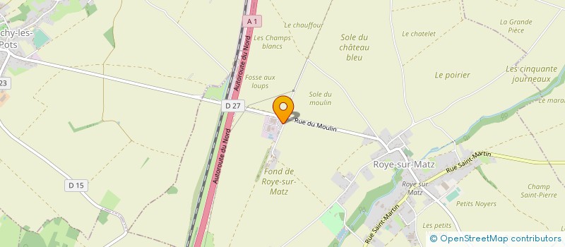 localisation de l'entreprise SARL  PICARDIE RENOVATION 60  ROYE-SUR-MATZ