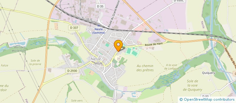 localisation de l'entreprise SARL PICARDIE TRANSACT à NESLE