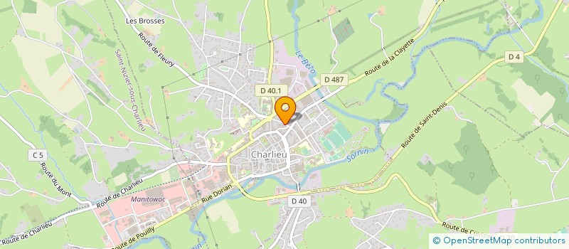 localisation de l'entreprise SARL PICCINI à CHARLIEU