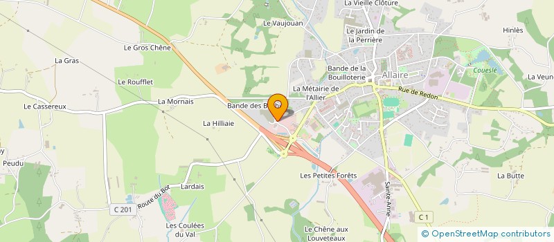localisation de l'entreprise SARL PICHON à ALLAIRE