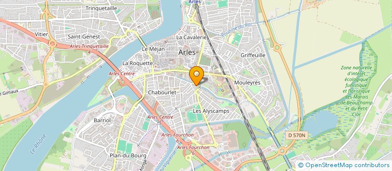 localisation de l'entreprise SARL PICHON MAUREL  ARLES