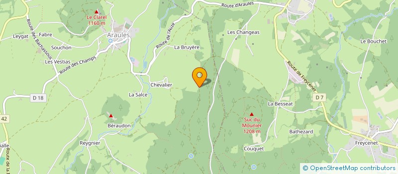 localisation de l'entreprise SARL PICOTEL à ARAULES