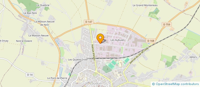 localisation de l'entreprise SARL PICTRAL  LOUDUN